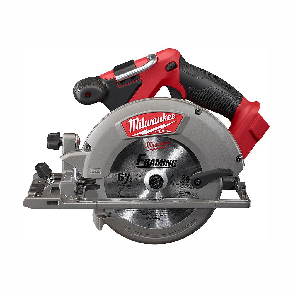 Milwaukee Tool Carburant M18 18 Volt Lithium Ion Sans Balais 6 1 2 Inch Scie Circulaire A Home Depot Canada