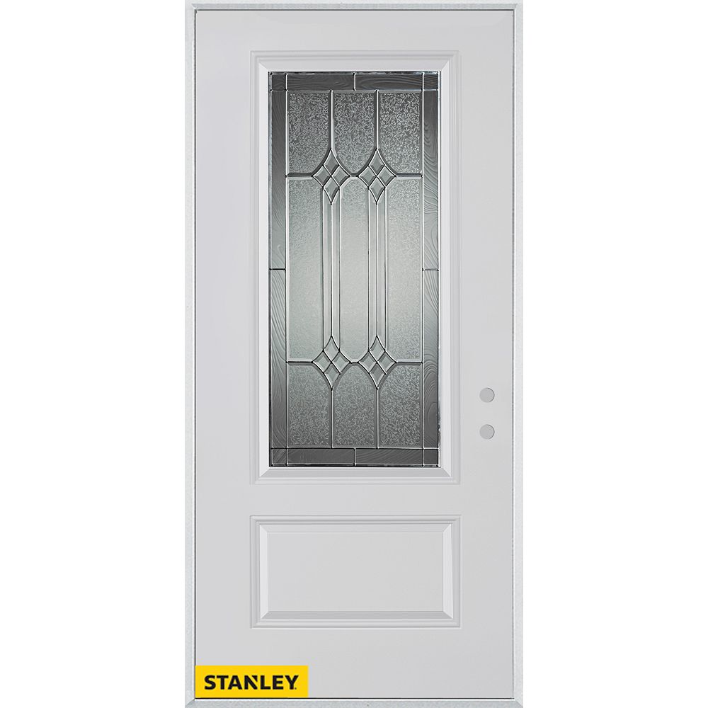 STANLEY Doors 35.375 inch x 82.375 inch Orleans Zinc 3/4