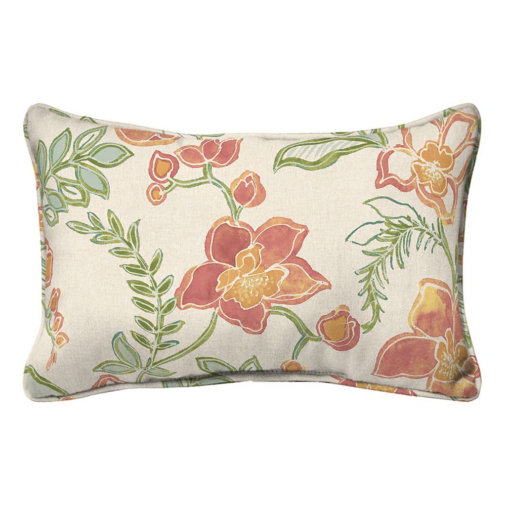 Hampton Bay 20 inch Addison Lumbar Pillow in MultiColor The Home Depot Canada