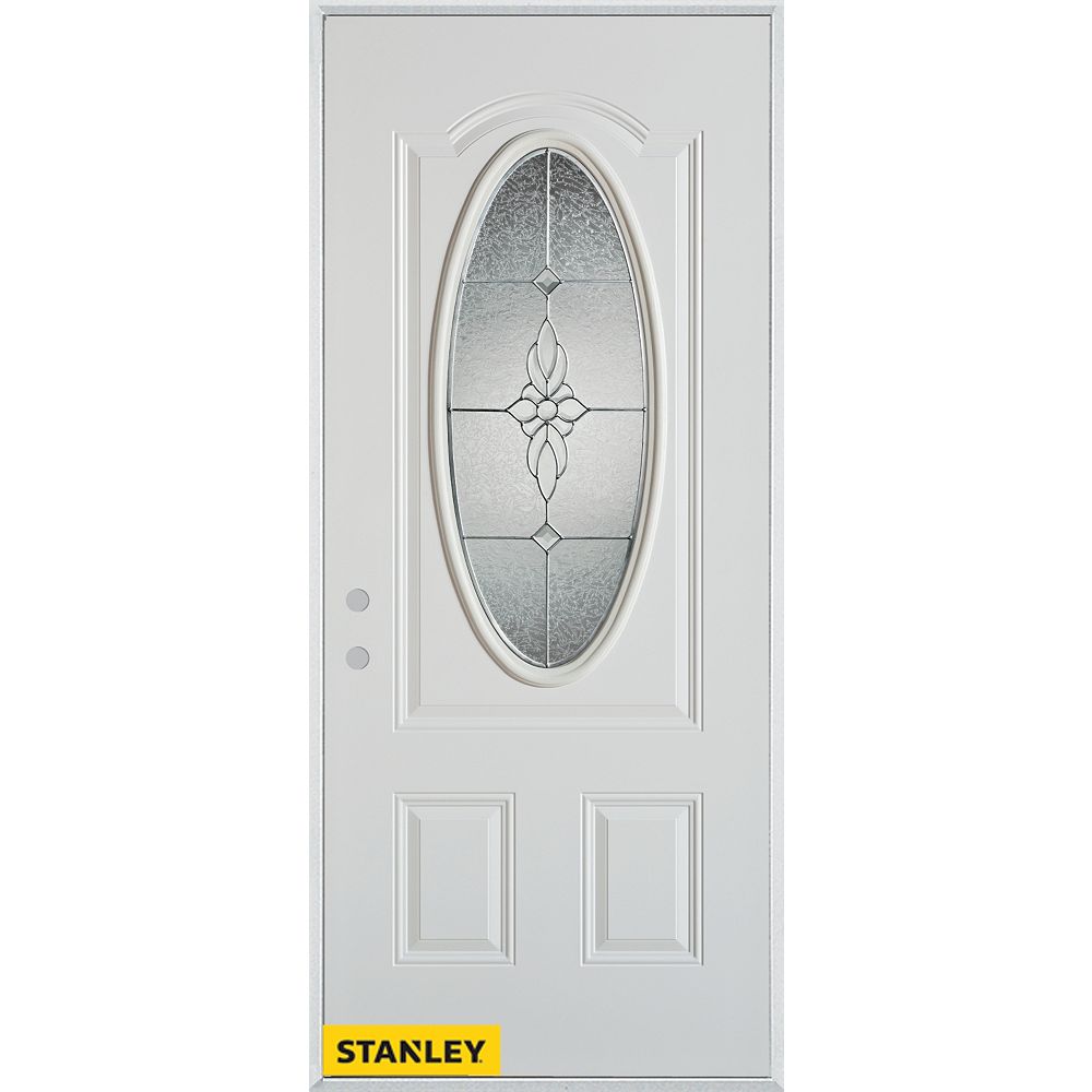 STANLEY Doors 35.375 inch x 82.375 inch Victoria Zinc 3/4