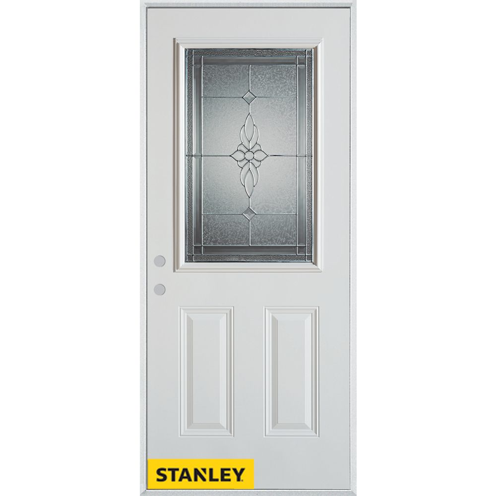 STANLEY Doors 33.375 inch x 82.375 inch Victoria Zinc 1/2 STANLEY Doors 33.375 inch x 82.375 inch Victoria Zinc 1/2