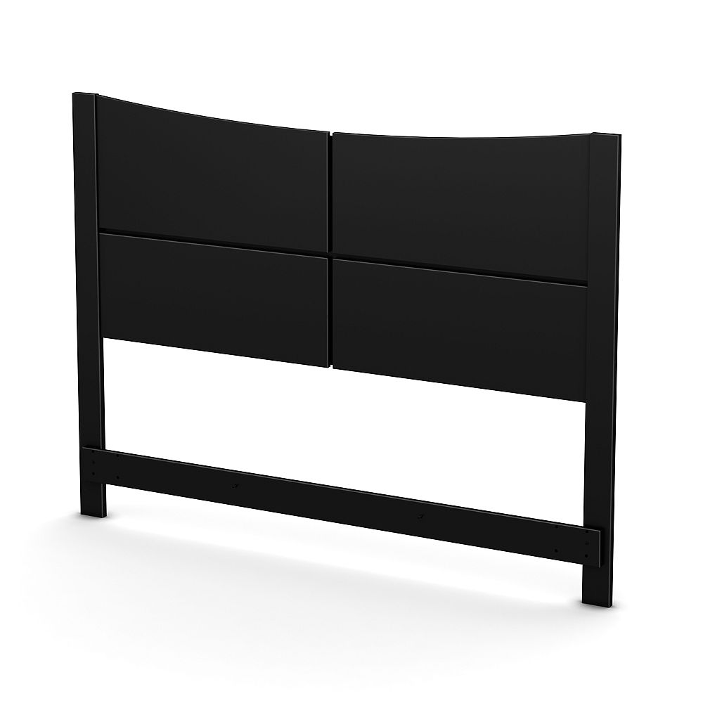 South Shore Majestic Queen Headboard (60 inch), Pure Black The Home