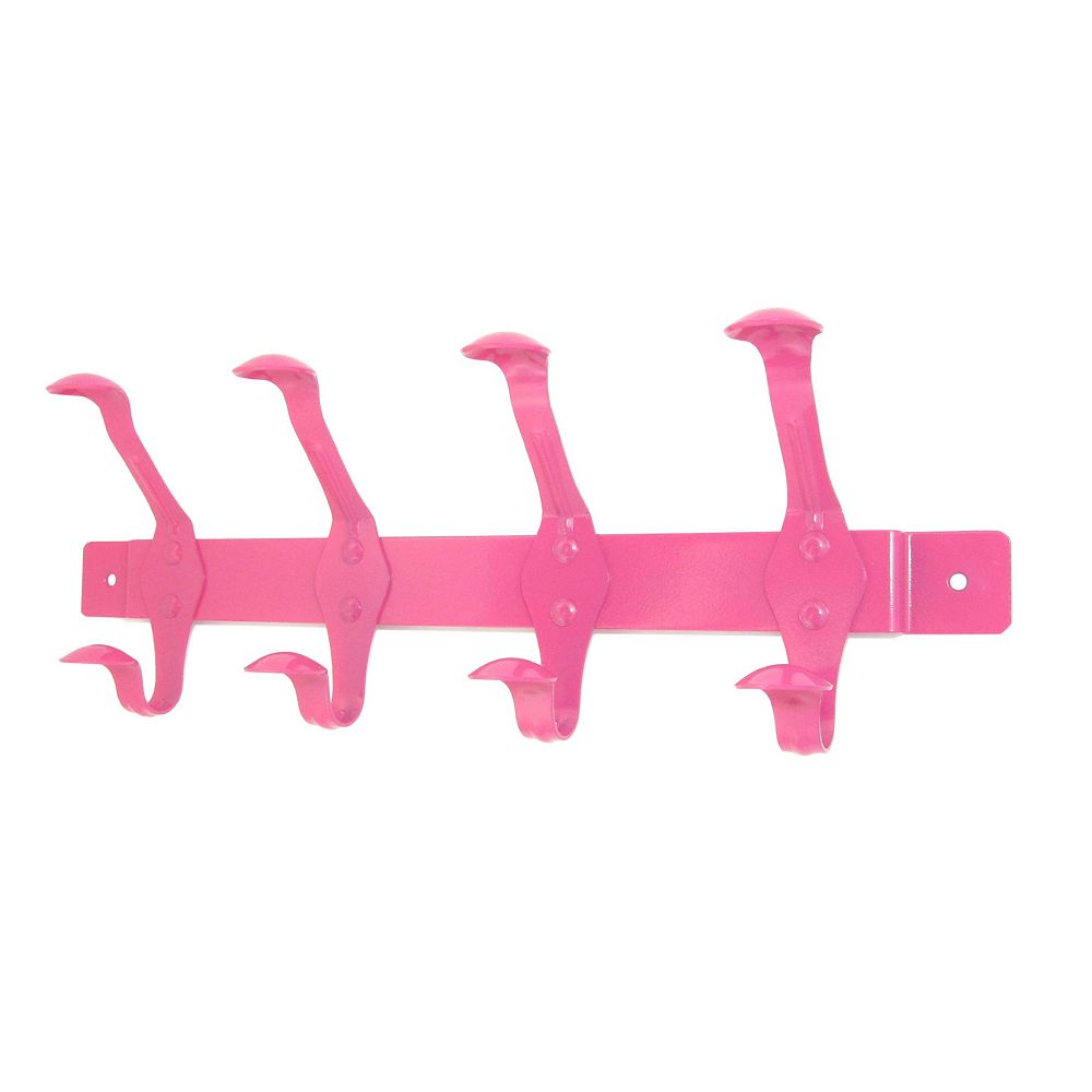 Klassen Smart Hooks Bright pink hook rail | The Home Depot Canada