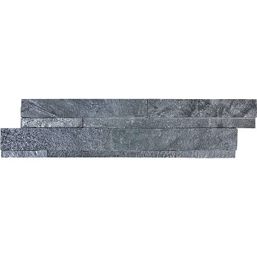 Astro Silver Ledgerstone 6-inch x 24-inch Strip Tile