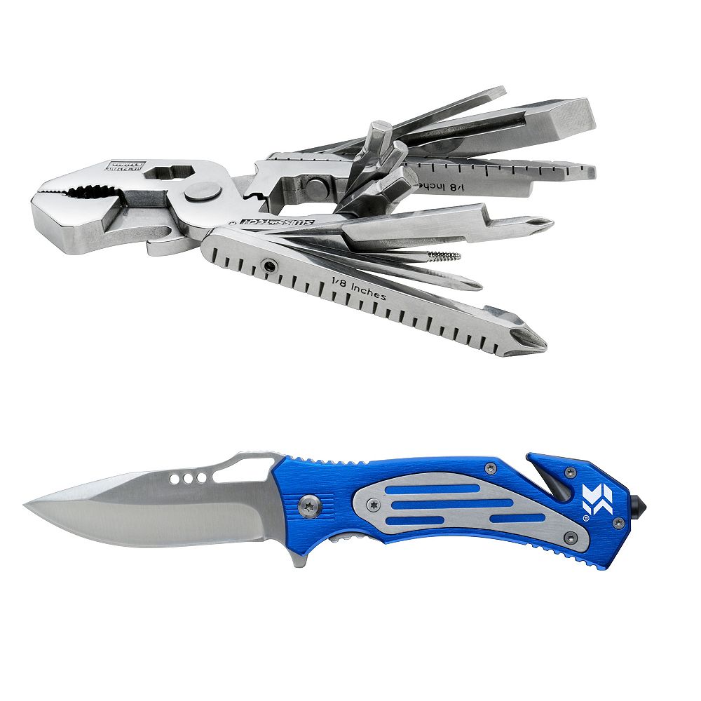 Swiss+Tech Micro-Max Extreme 22 & Folding Rescue Knife | The Home Depot ...