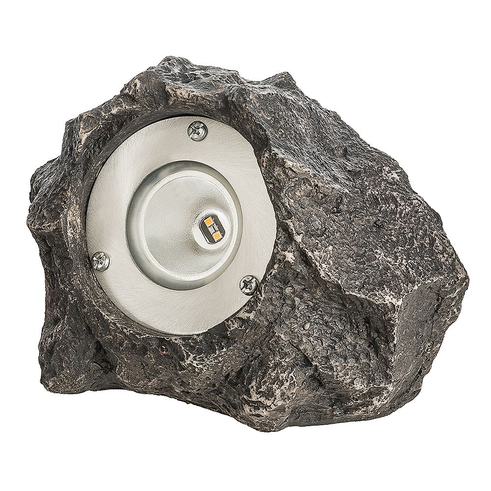 Hampton Bay 12V LED Polyresin Rock Spot Light The Home Depot Canada