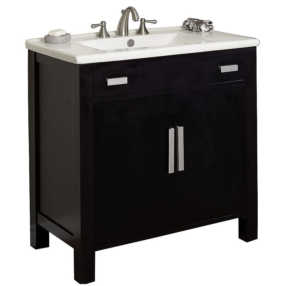 American Imaginations 35inch W by 19inch D Vanity