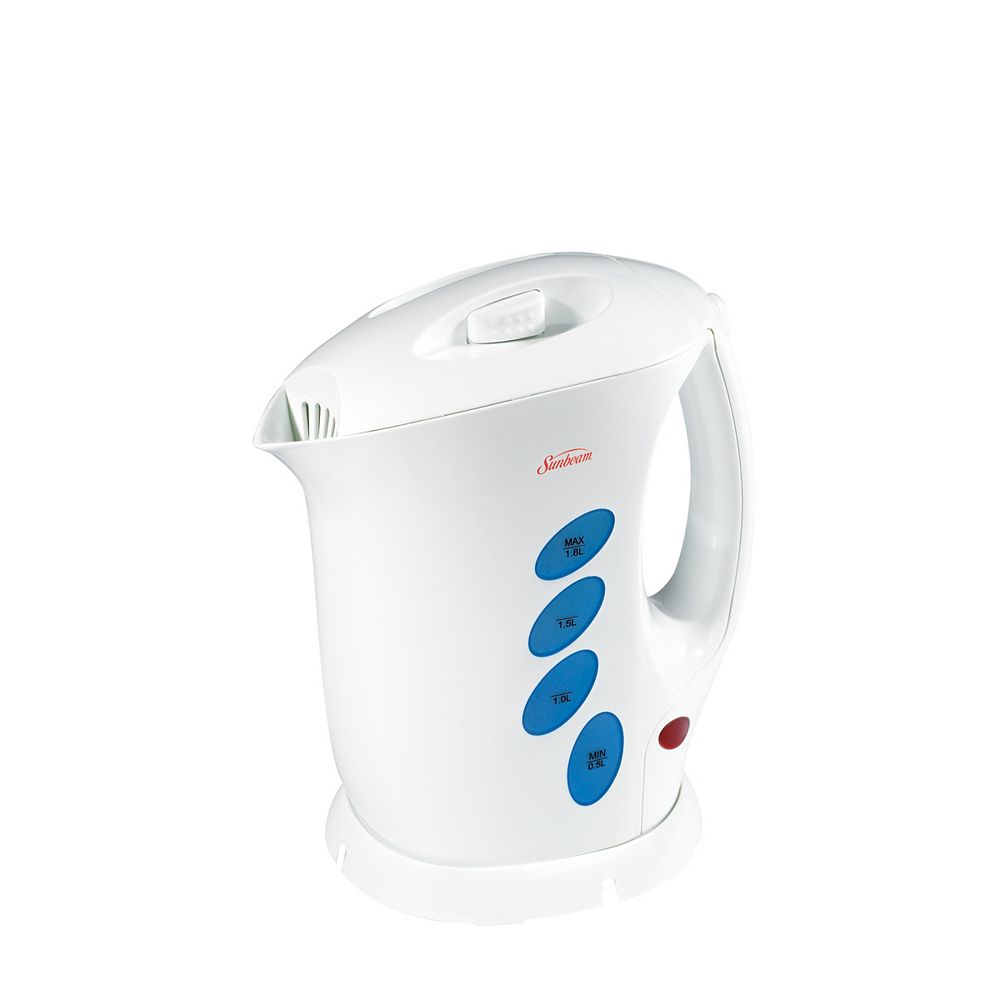 Sunbeam 1.7L Cordless Kettle (White) The Home Depot Canada