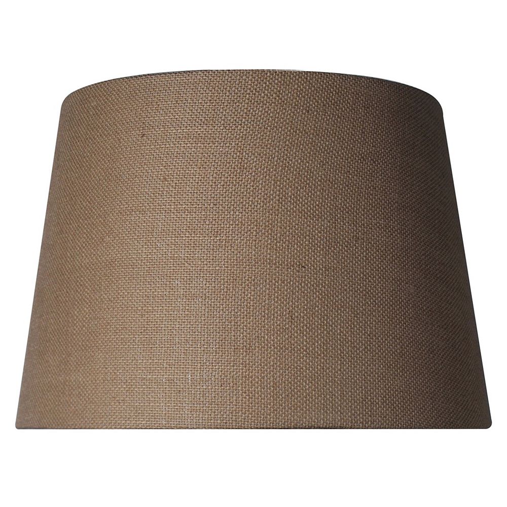 Hampton Bay Burlap Drum Shade The Home Depot Canada