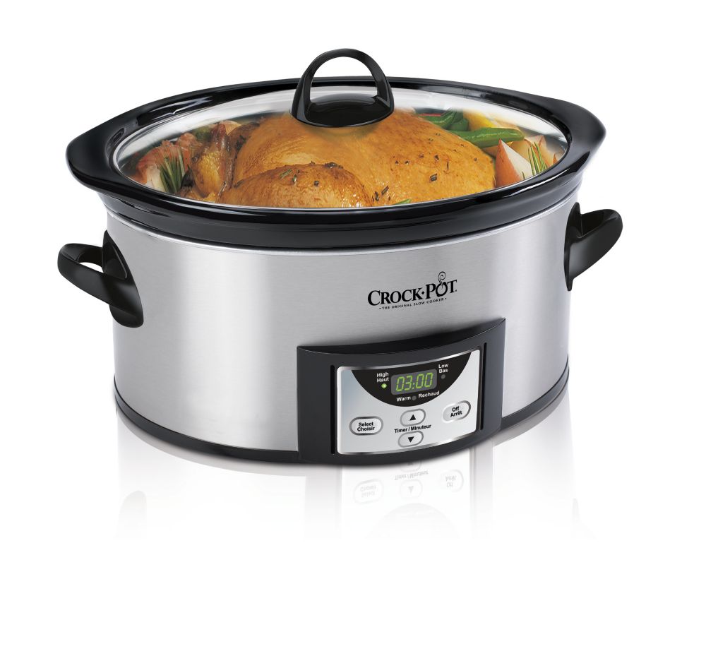 Crock-Pot 6 Qt. Oval Programmable Slow Cooker With Little Dipper ...