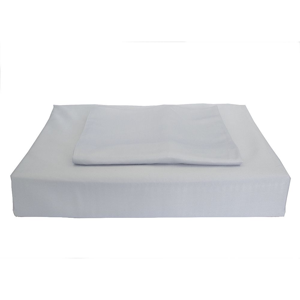 Maholi 310TC Bamboo Solid Duvet Cover Set, Blue, King The Home Depot