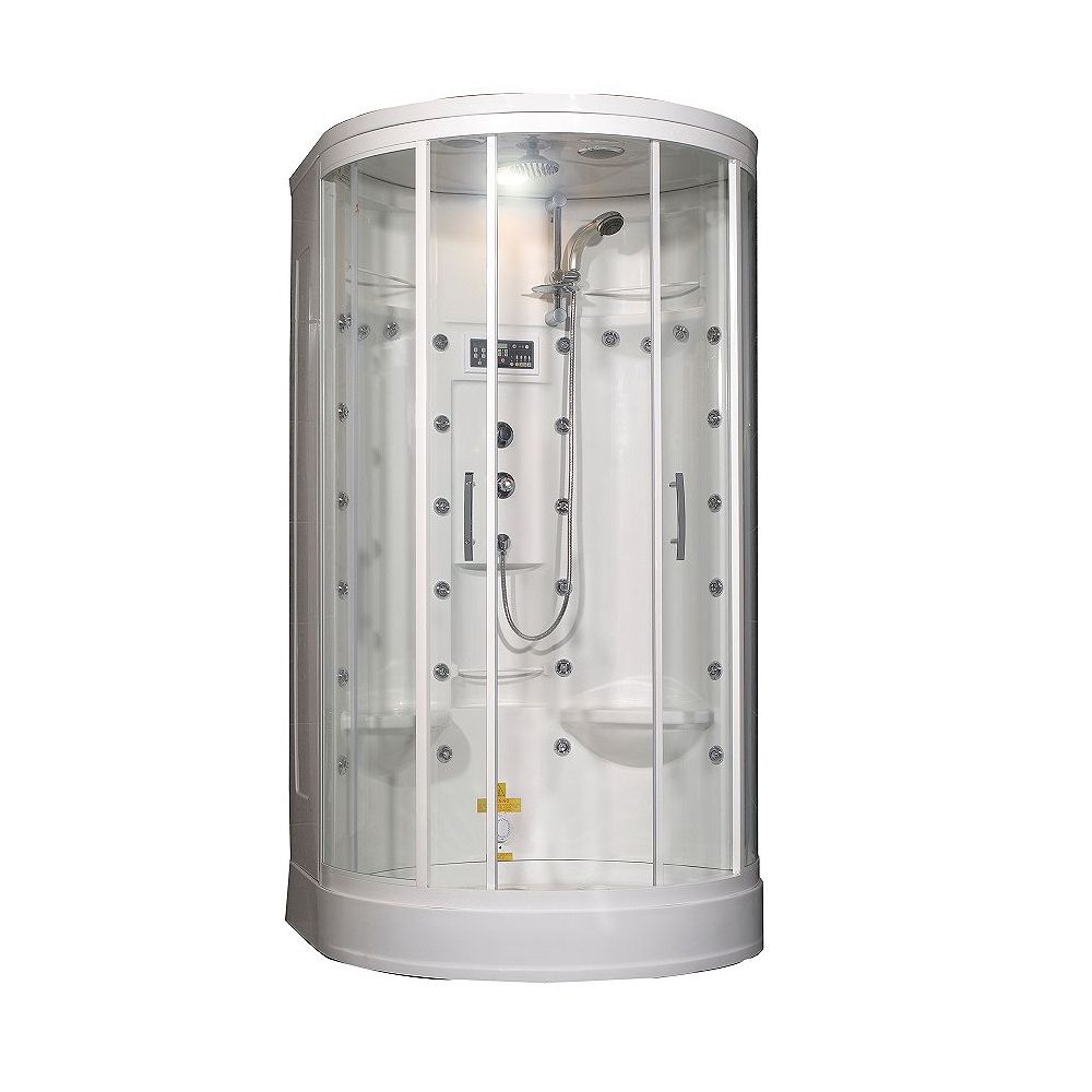 Aston 49 Inch x 45 Inch x 87 Inch Steam Shower Enclosure Kit with 30