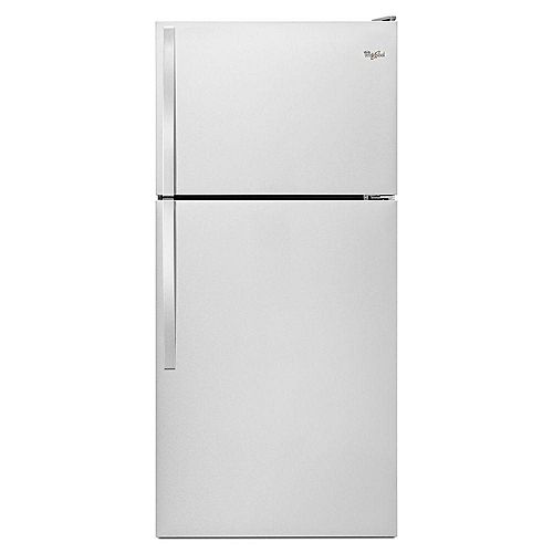 30-inch W 18.2 cu.ft Top Freezer Refrigerator in Stainless Steel