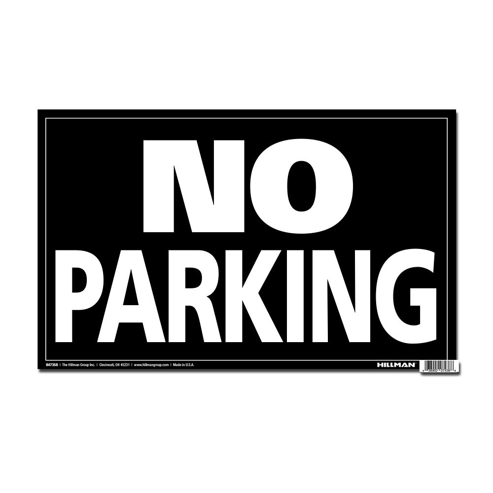 reserved parking signs home depot