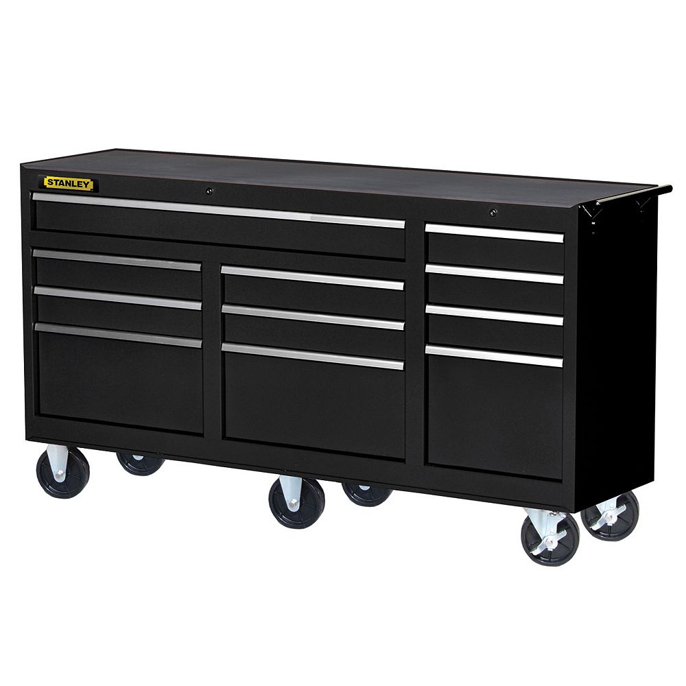 STANLEY 73 inch 11 Drawer Cabinet In Black The Home Depot Canada stanley-73-inch-11-drawer-cabinet-in-black-the-home-depot-canada