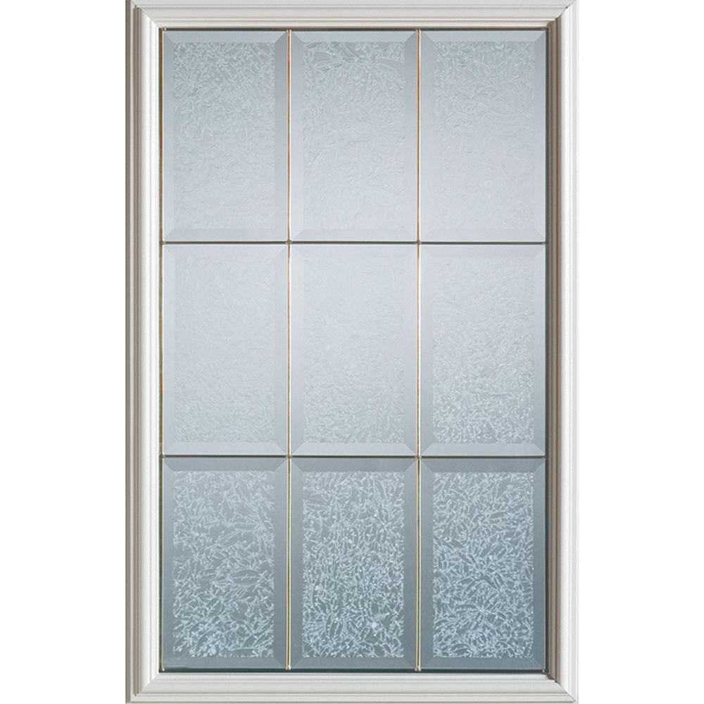 STANLEY Doors 23 inch x 37 inch Diana Zinc Caming 1/2 Lite