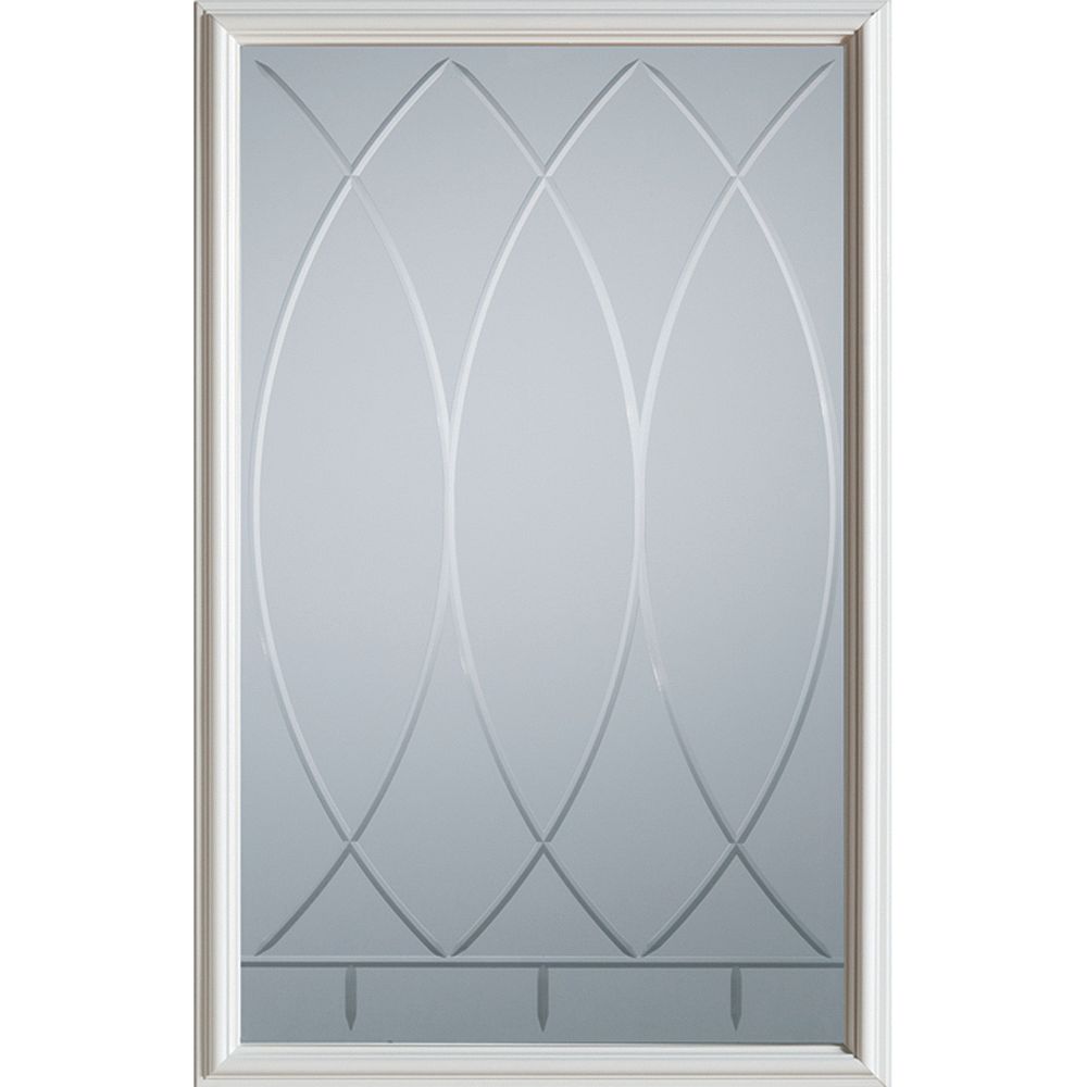 STANLEY Doors 23 inch x 37 inch Bourgogne 1/2 Lite