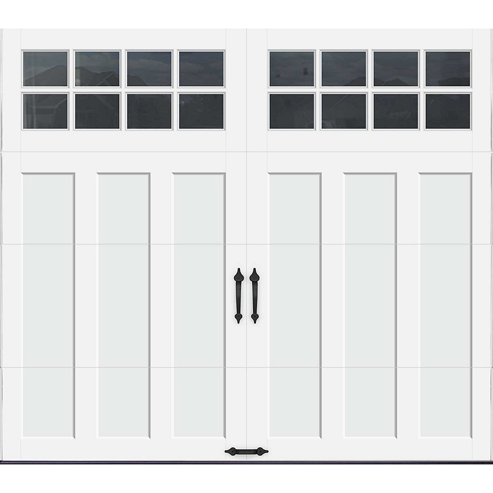 Simple White Garage Door Home Depot with Simple Decor