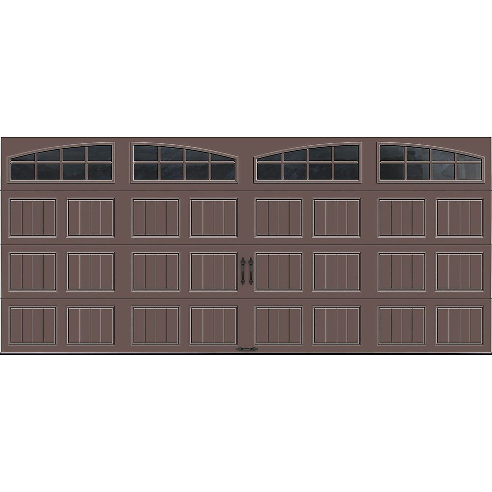 Simple 16 Foot Garage Door Gate with Simple Decor