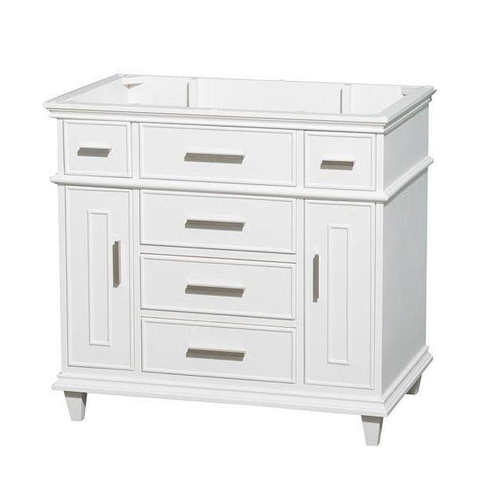 Wyndham Collection Berkeley 36inch Vanity in White The Home