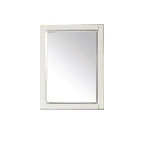 Avanity Hamilton 32-inch L x 24-inch W Framed Wall Mirror in French White