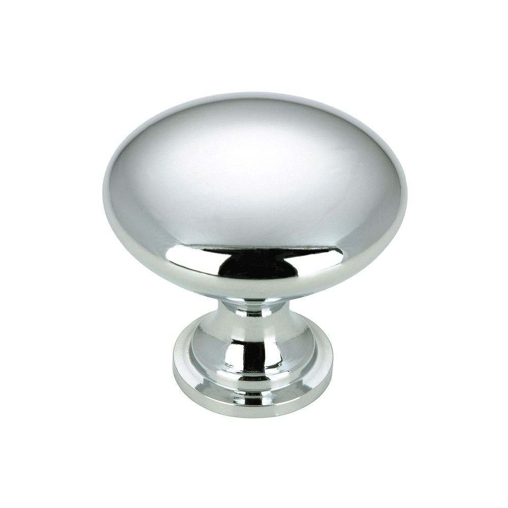 Richelieu Copperfield Collection 1 3 16 In 30 Mm Chrome Contemporary Cabinet Knob The Home Depot Canada