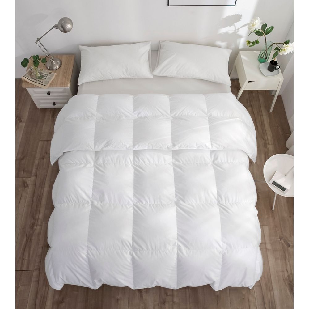 Royal Elite 260T White Goose Down Duvet, Winter Plus, SuperKing60 The Home Depot Canada