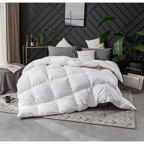 400TC Hutterite White Goose Down Duvet, Winter, Queen