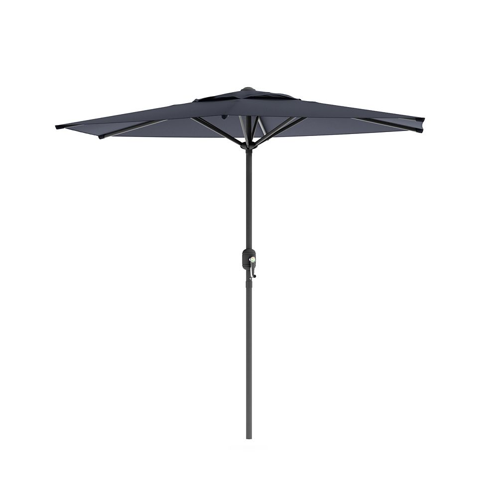 Corliving Patio Umbrella In Black The Home Depot Canada