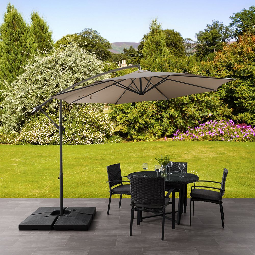 Corliving 9 5 Ft Uv Resistant Offset Sandy Brown Patio Umbrella The Home Depot Canada - How To Secure Offset Patio Umbrella Corliving 9 5 Ft Uv Resistant Offset Sandy Brown Patio Umbrella The Home Depot Canada - How To Secure Offset Patio Umbrella