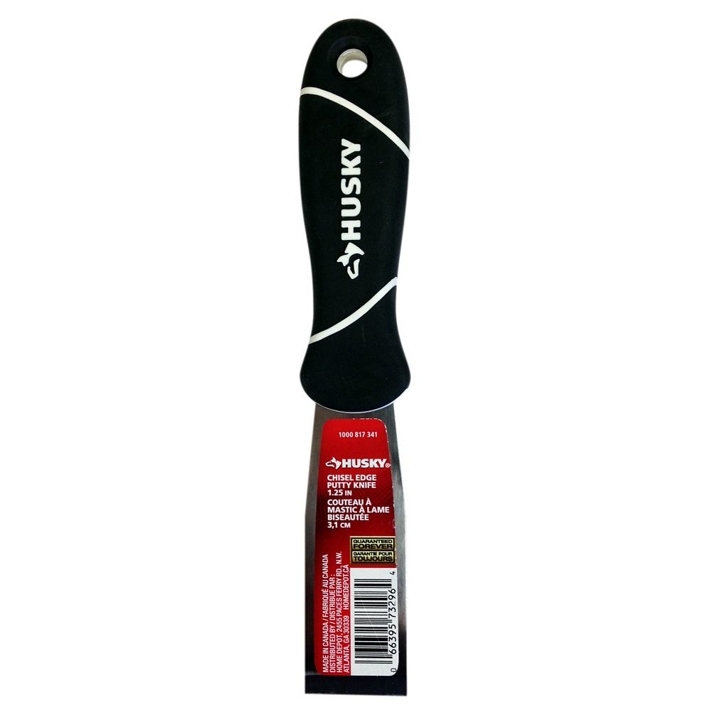 Husky 1 1/4 Inch Chisel Putty Knife The Home Depot Canada