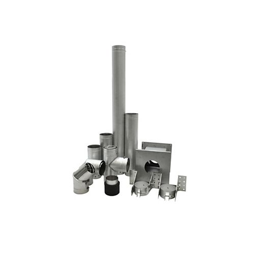 3-inch Pellet Vent Kit For Ground Floor Installation