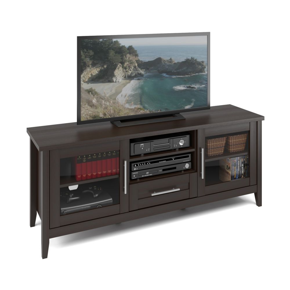 Corliving TJK-683-B Jackson TV Bench In Espresso Finish | The Home ...