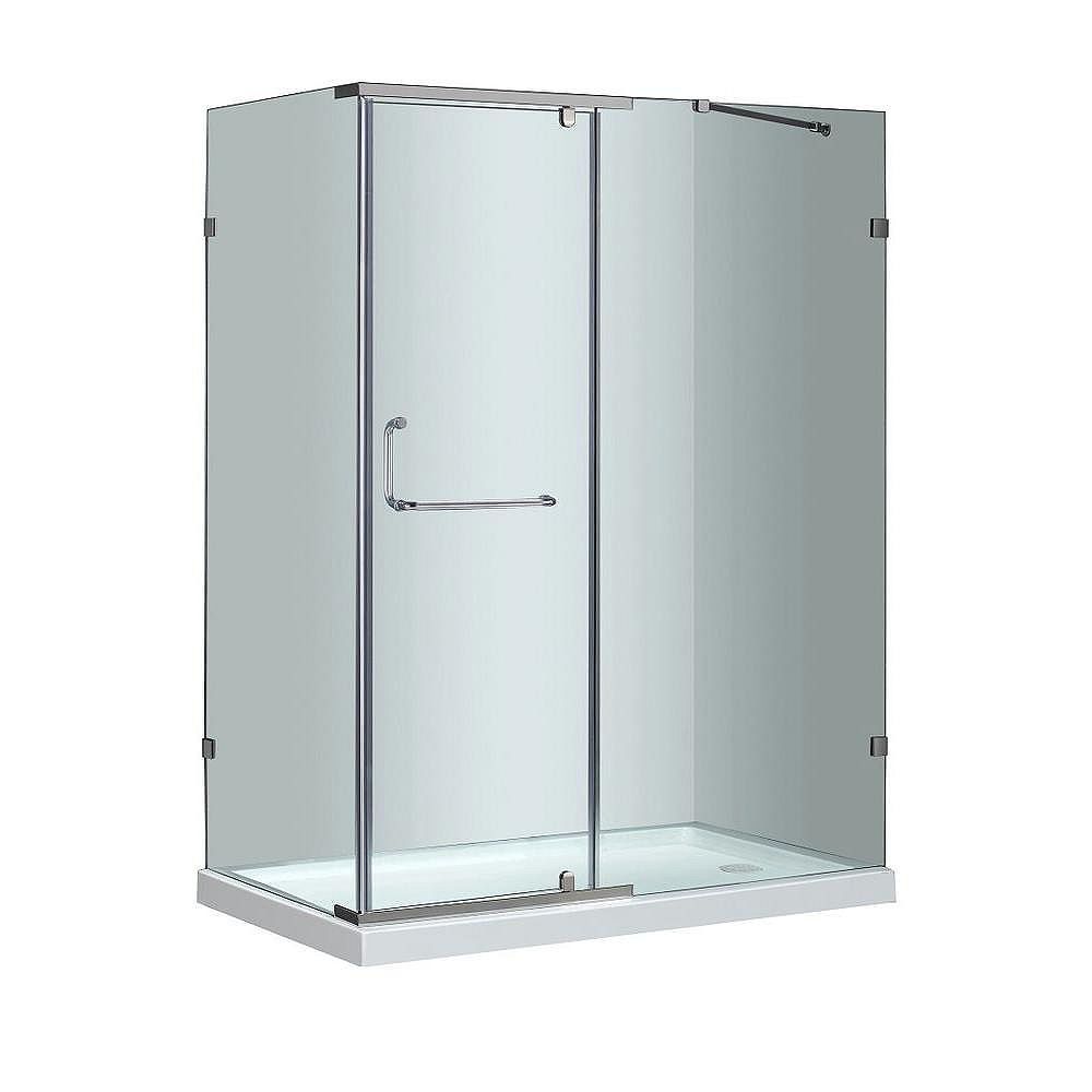 Aston 60-Inch x 35-Inch x 77 1/2-Inch Semi-Frameless ...
