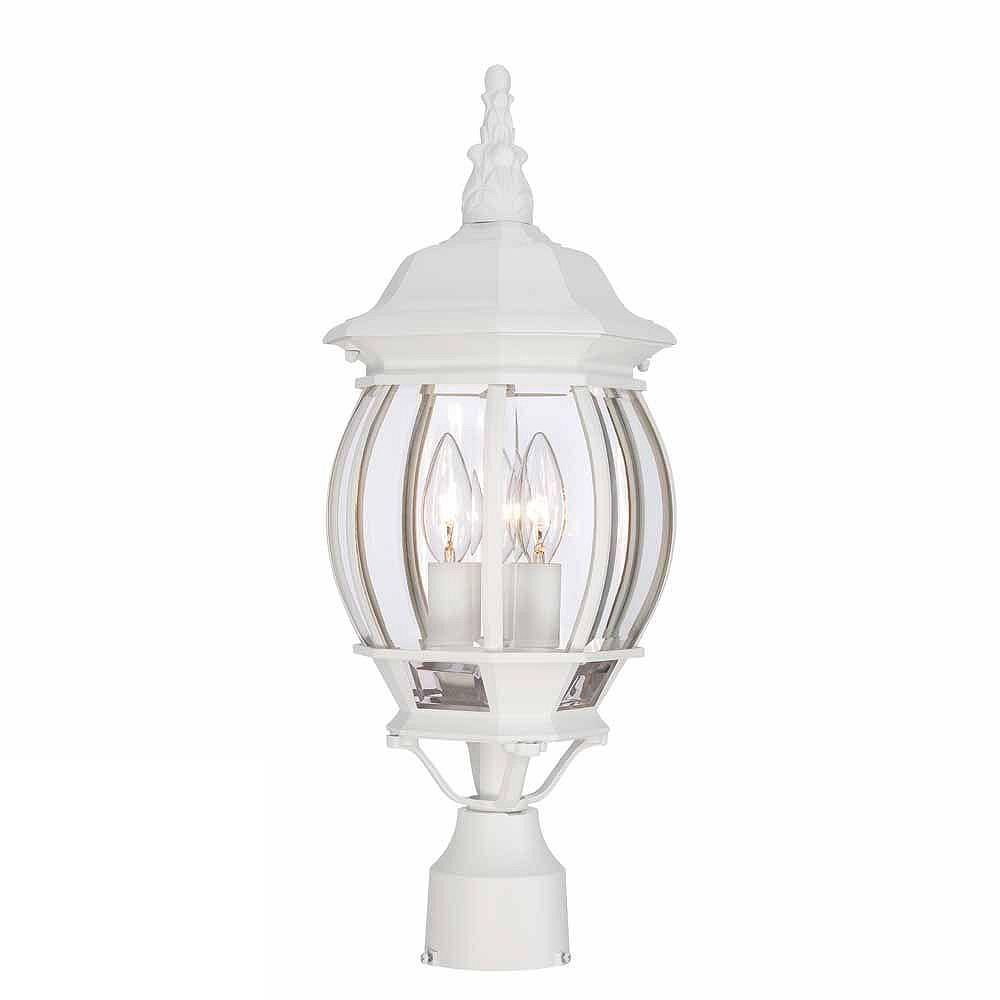Hampton Bay 3 Light Black Outdoor Post The Home Depot Canada Hampton Bay 3 Light Black Outdoor Post, Outdoor Lighting Home Depot Canada