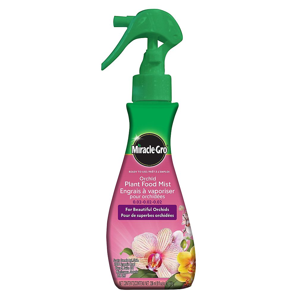 Miracle Gro Orchid Plant Food Mist 0 02 0 02 0 02 236 Ml The Home Depot Canada