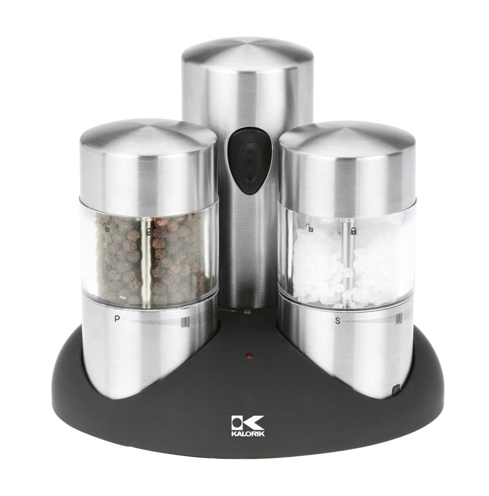 rechargeable salt and pepper mills