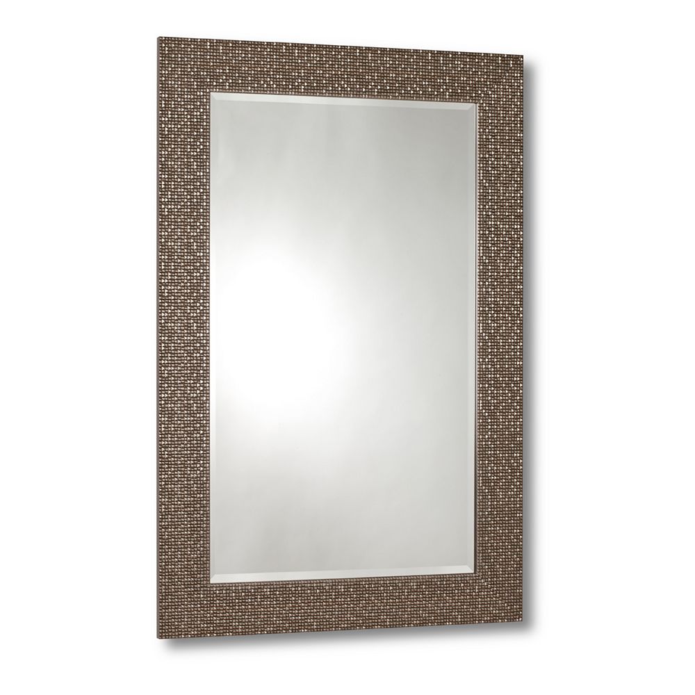 The Tangerine Mirror Company Decorative Framed Mirror, Sterling Silver 16 In x 20 In (22