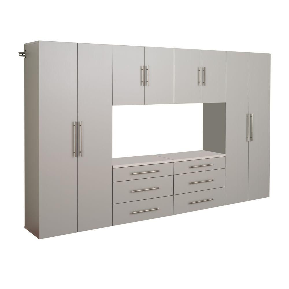 Prepac HangUps 120-inch Storage Cabinet Set (6-Piece) | The Home Depot ...