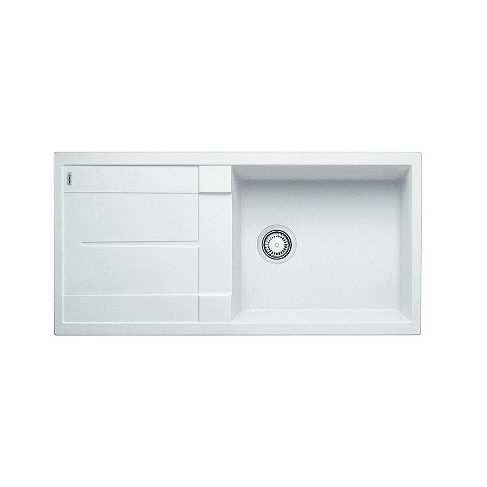 Blanco Metra X Single Bowl Drop In Kitchen Sink With Drainboard