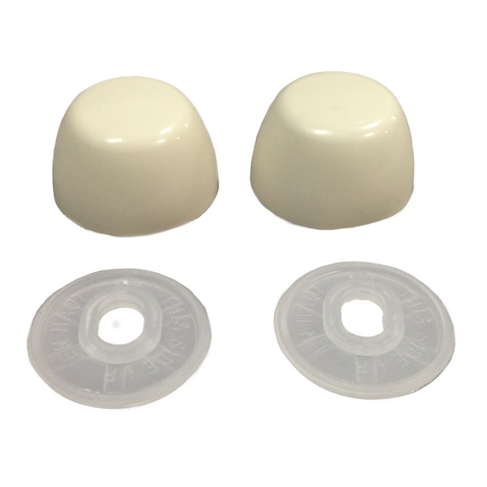 Jag Plumbing Products Contractor Pack : Toilet Bolt Cap Covers (10 ...