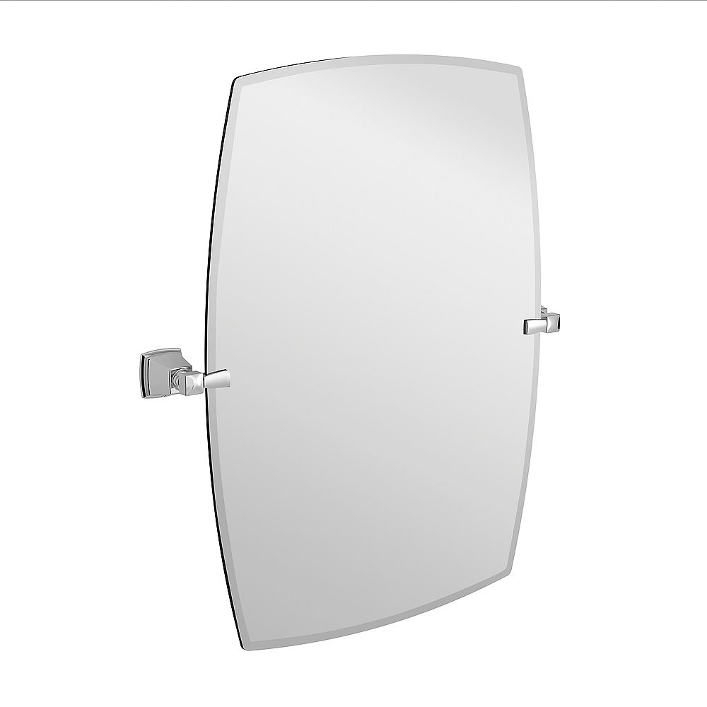 MOEN Boardwalk Frameless Vanity Mirror with Chrome Hardware The Home