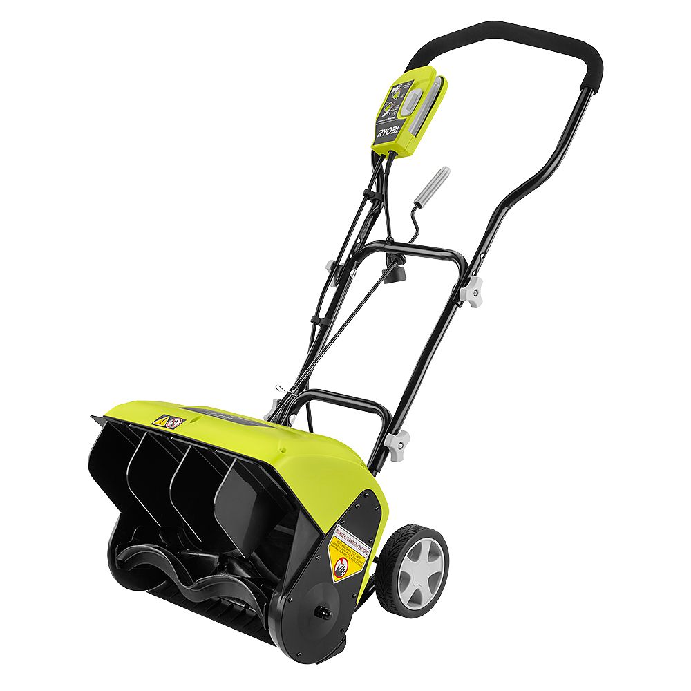 RYOBI 16inch 10 amp Corded Electric Snow Blower The Home Depot Canada