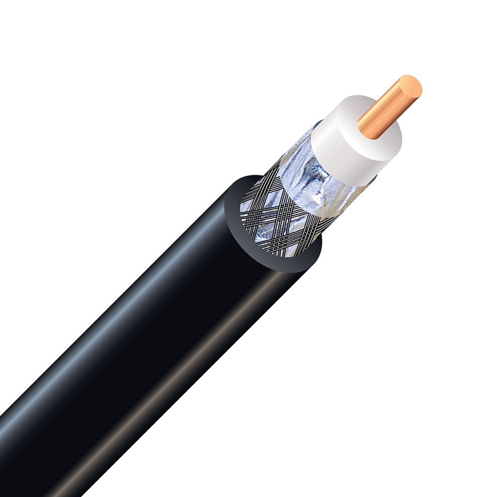 Southwire RG6 Dual-Shield Coaxial Electrical Cable - 18 AWG Black 150m |  The Home Depot Canada