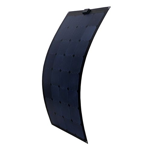 100-Watt Semi-Flex Monocrystalline Solar Panel for 12-Volt Charging