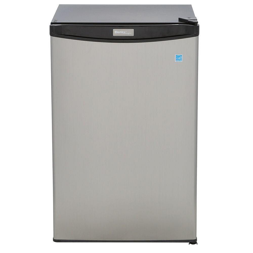 Danby Designer 4.4 cu. ft. Compact Refrigerator in Spotless Steel