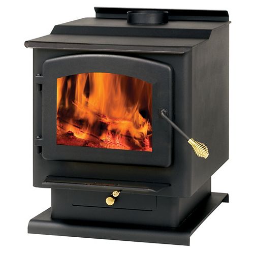 Wood-Burning Stove for up to 2,400 sq. ft. Spaces with 3.5 cu. ft. Firebox