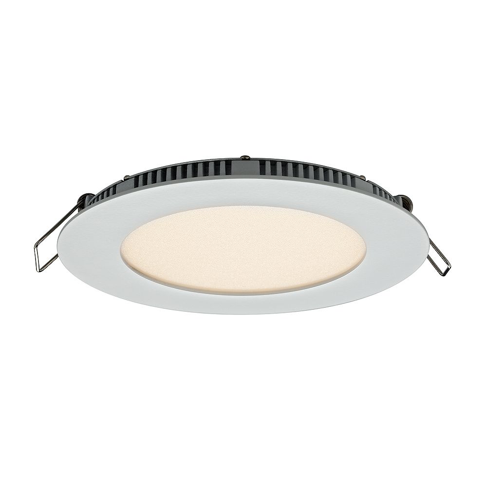 Illume Illume 5inch White Round LED Edgelit Recessed Panel Light 620