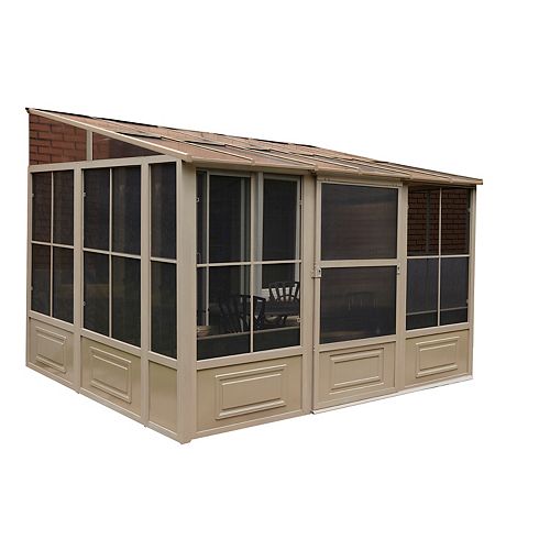 Gazebo Penguin Florence Add-A-Room 10 Ft. x 12 Ft. in Sand