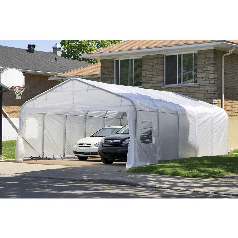 Everest Abri D Auto Everest 11 Pi X 20 Pi Home Depot Canada Abri Auto Home Depot Idees